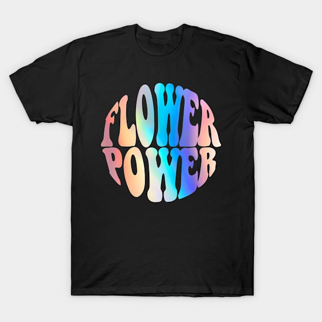 Hippy Flower Power T-Shirt by timegraf